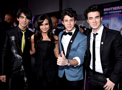 The Jonas Brothers, Demi Lovato The Jonas Brothers, Demi Lovato